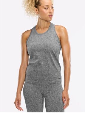 NWT Peloton Seamless Navy/Gray Melange Tank.  Size M/L